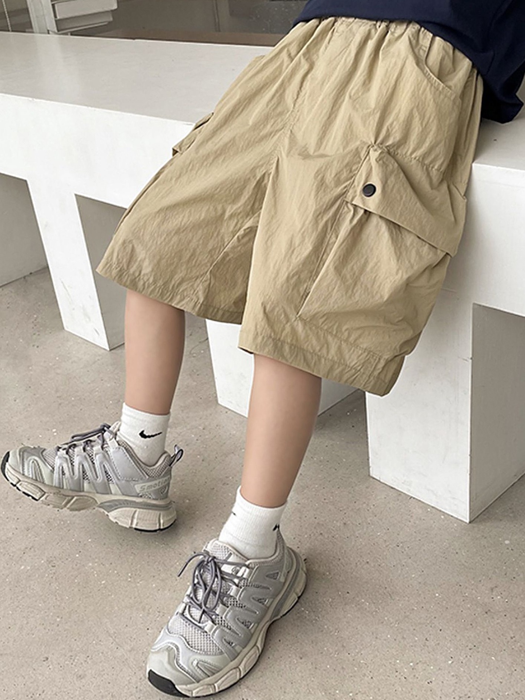 

LULU & SKY Boys Shorts, Khaki