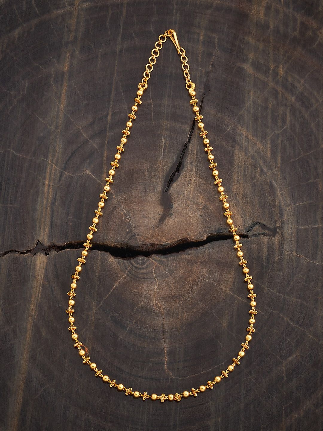 

Kushal's Fashion Jewellery 92.5 Sterling Silver Gold-Plated Chain