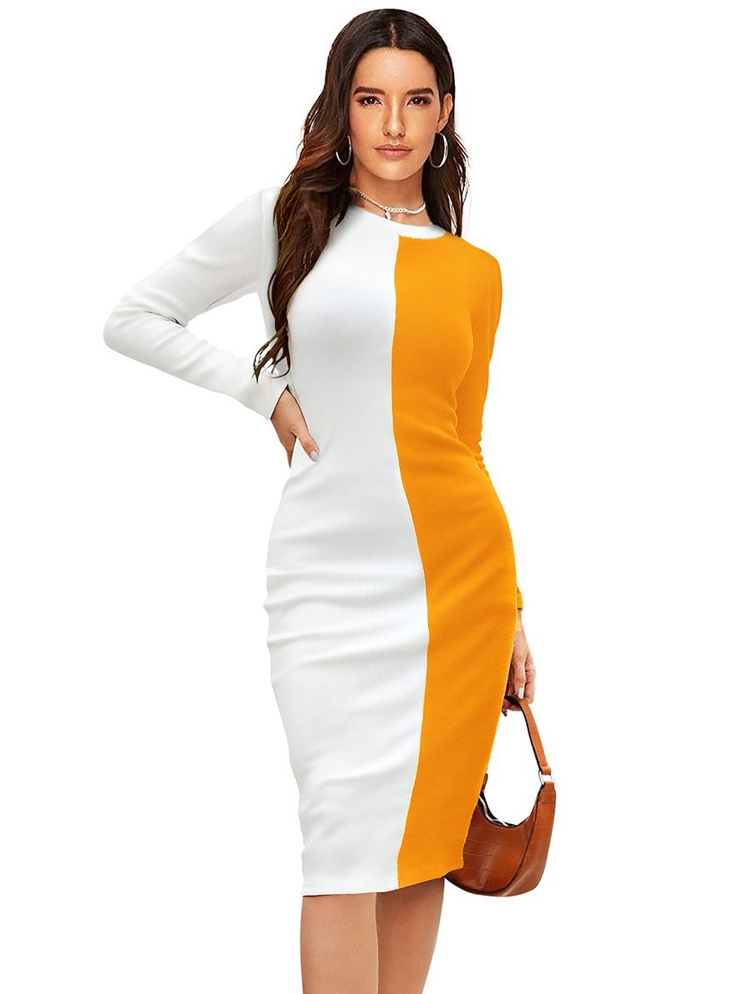 

S.K.C Bodycon Dress, Yellow