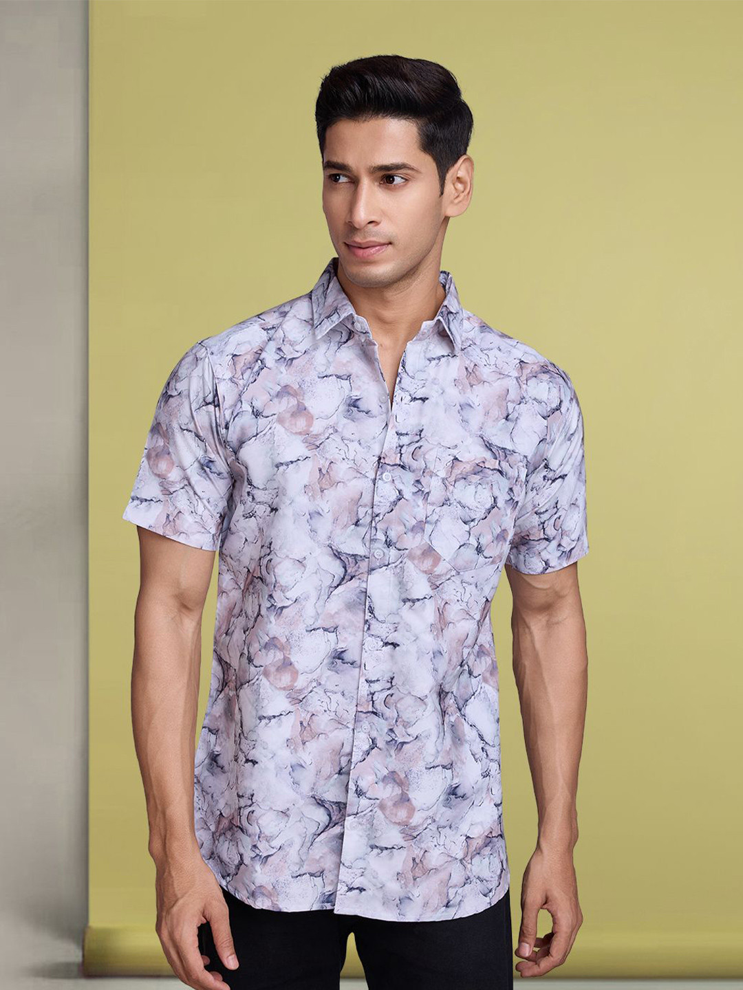

Moda Rapido Men Standard Floral Opaque Printed Casual Shirt, Multi