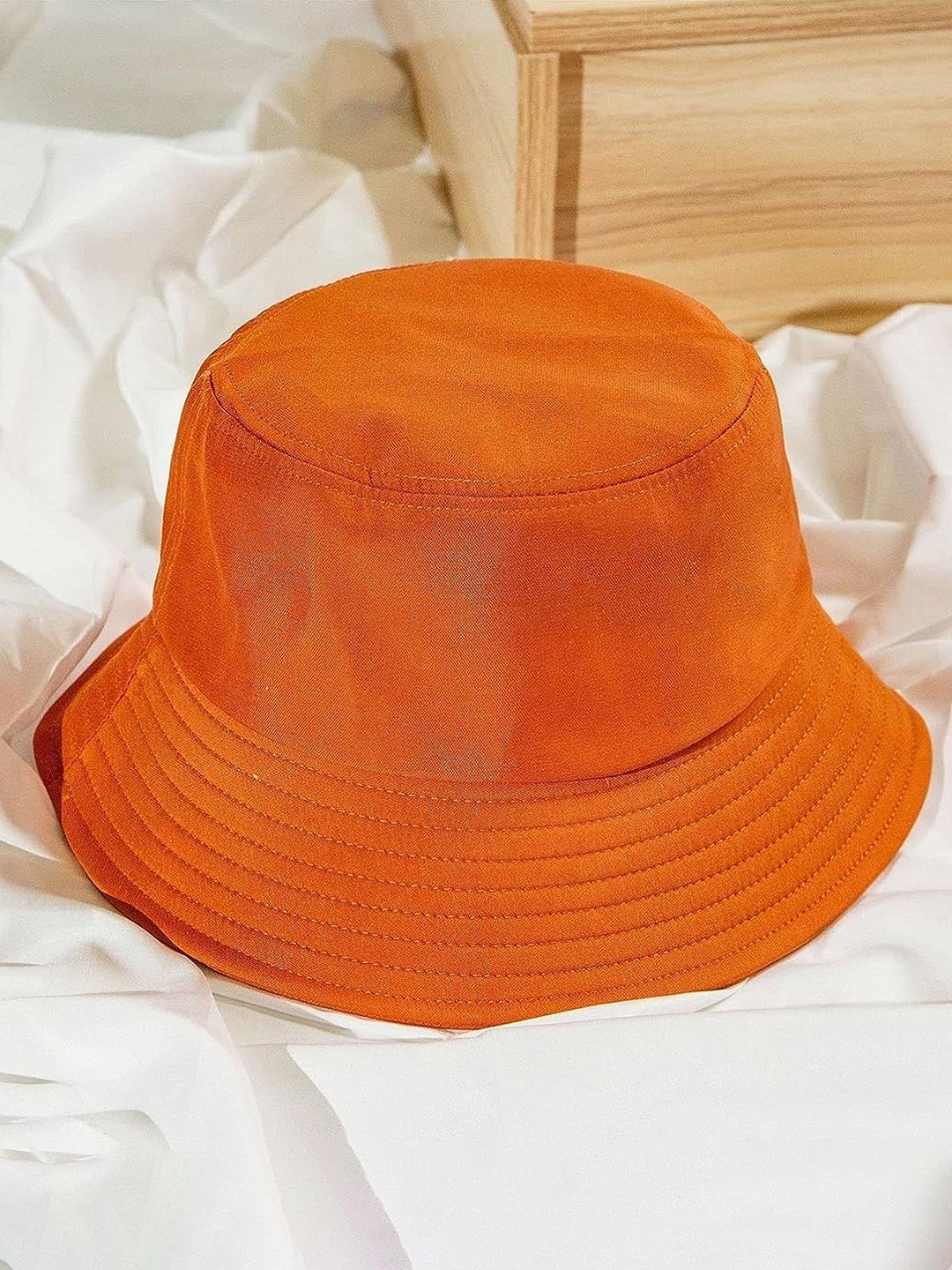 

Alexvyan Reversible Brim Bucket Hat, Orange