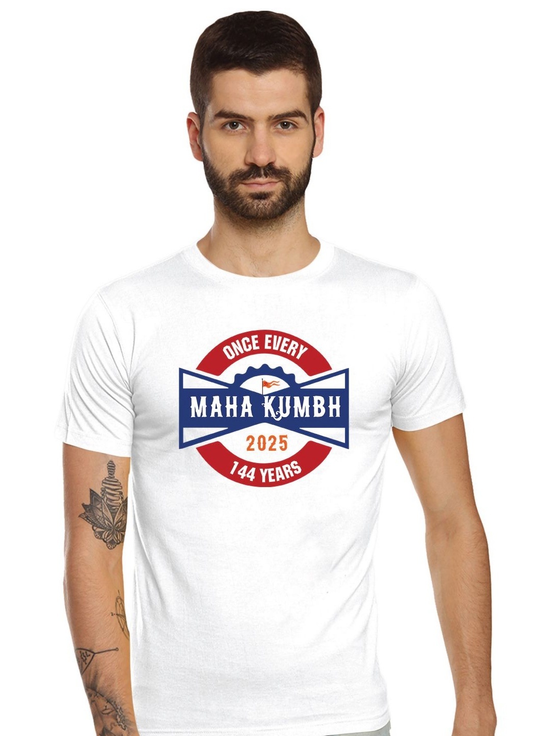 

Tantra Men Printed T-shirt, White
