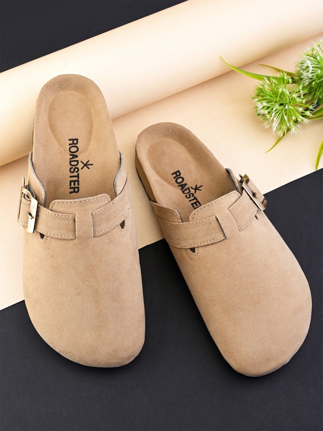 

The Roadster Lifestyle Co Men Comfort Sandals, Beige