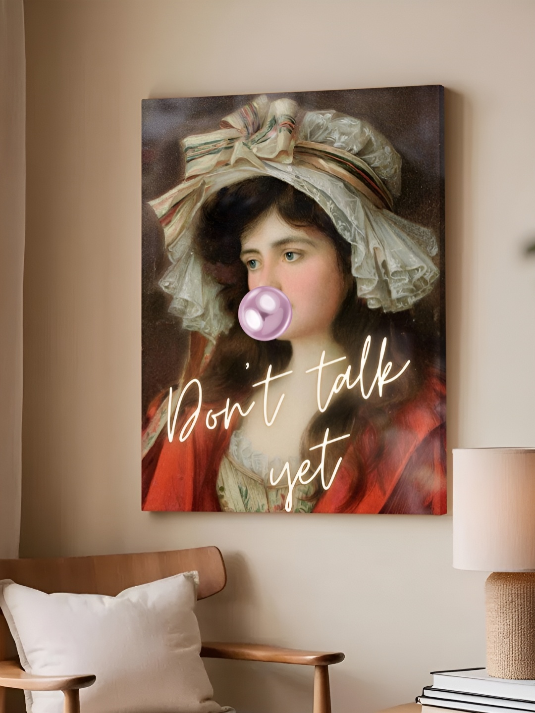 

Art Street Red & Gold-Toned Feminist Millennials Canvas Wall Art