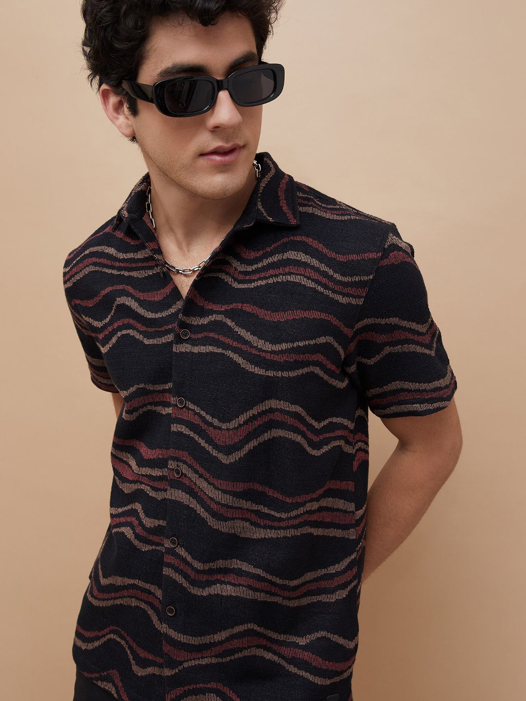 

Fame Forever by Lifestyle Men Opaque Casual Shirt, Black