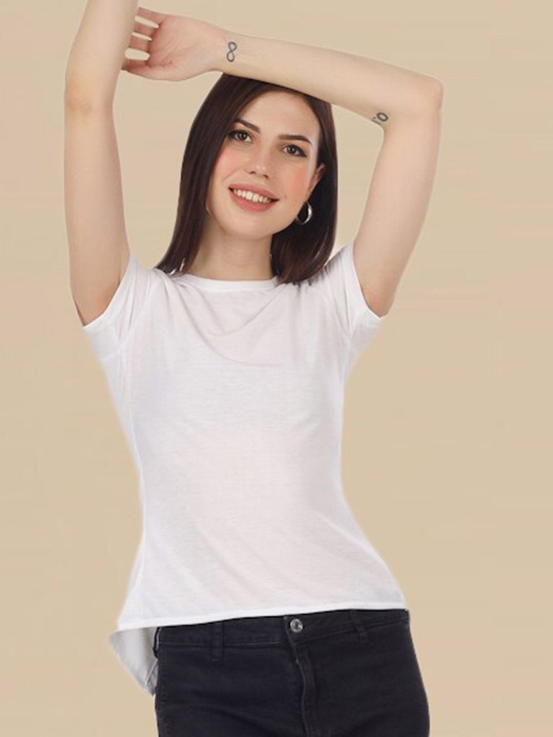 

DressBerry Cotton Top, White