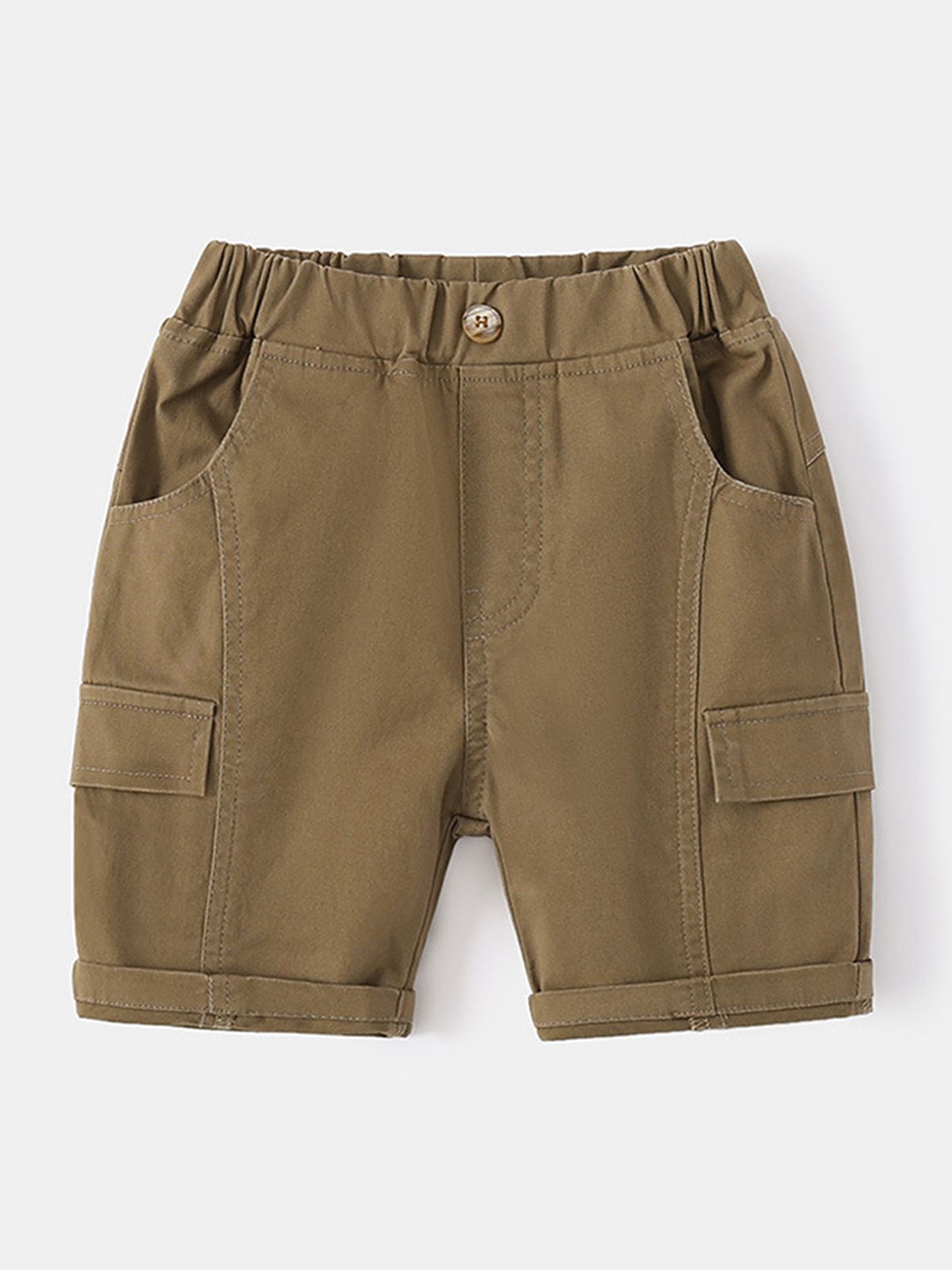 

LULU & SKY Boys High-Rise Shorts, Green