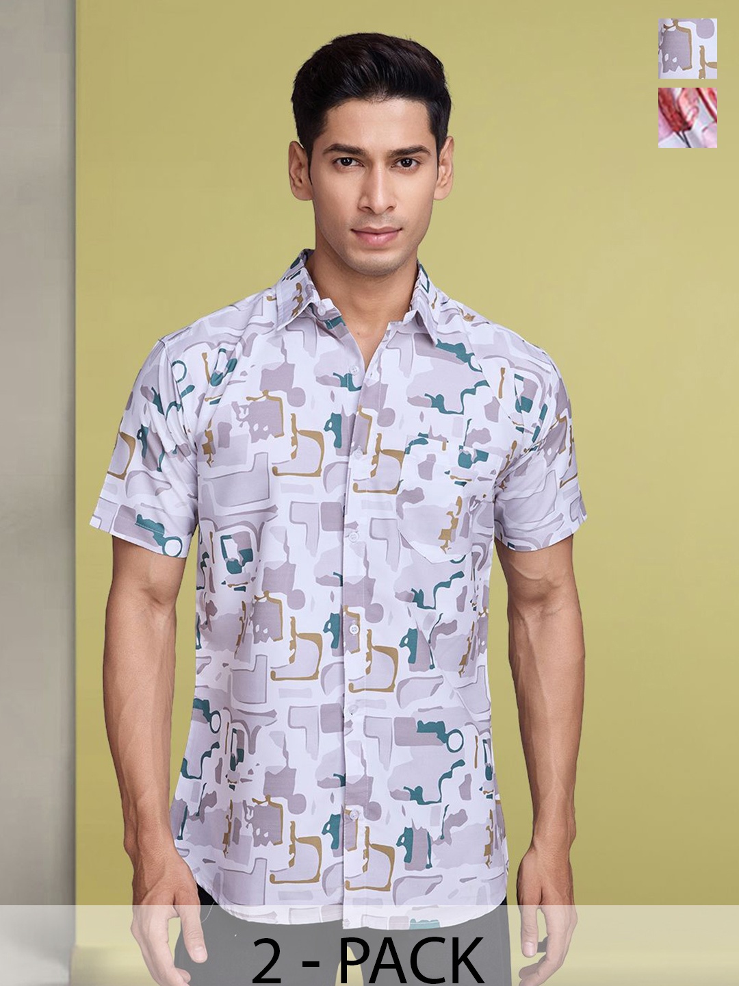 

Moda Rapido Men Standard Floral Printed Casual Shirt, Multi