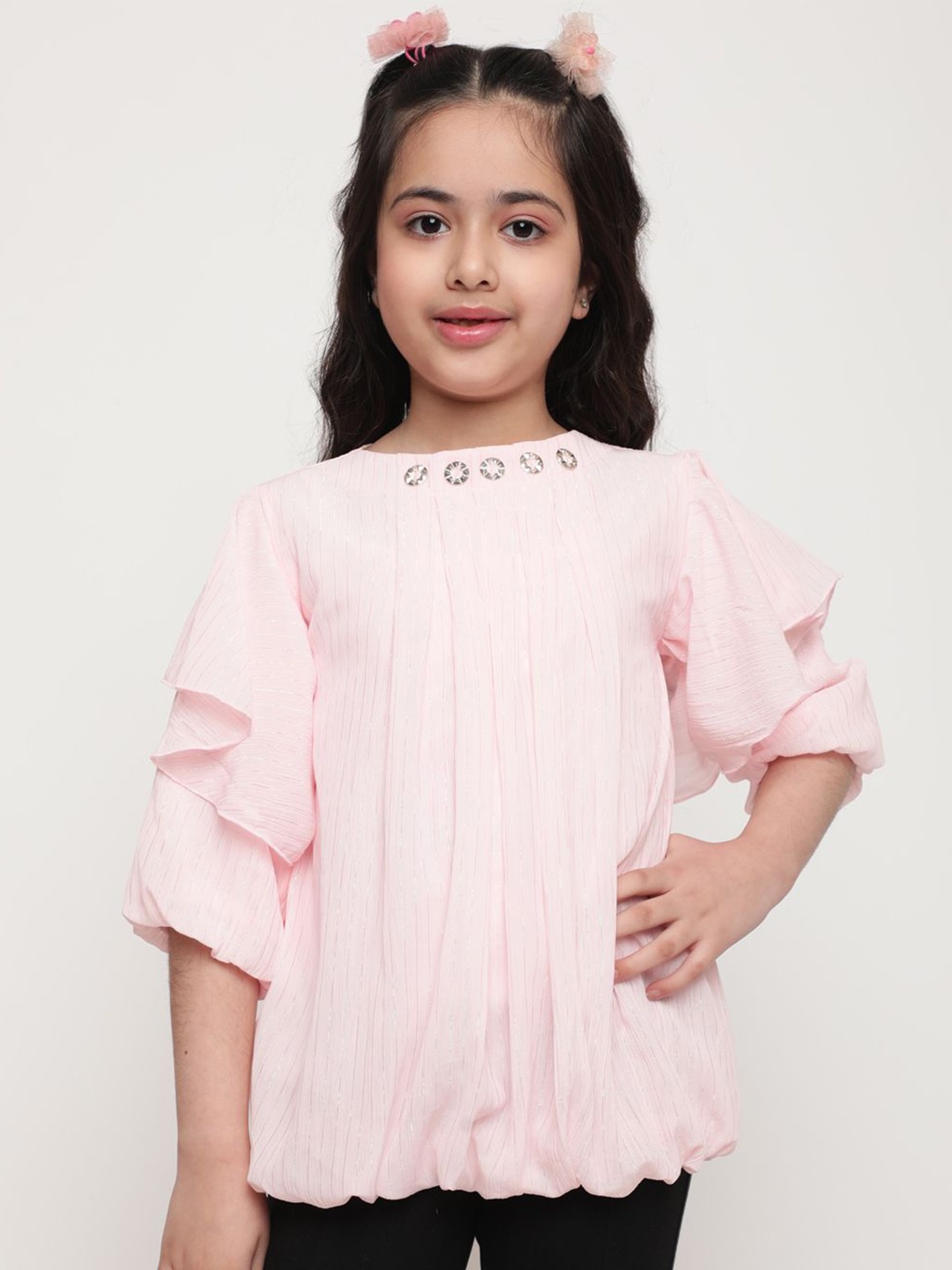 

Miss & Chief Embellished Top, Pink