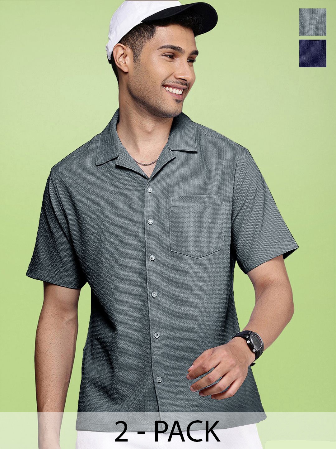 

Moda Rapido Men Standard Opaque Casual Shirt, Multi