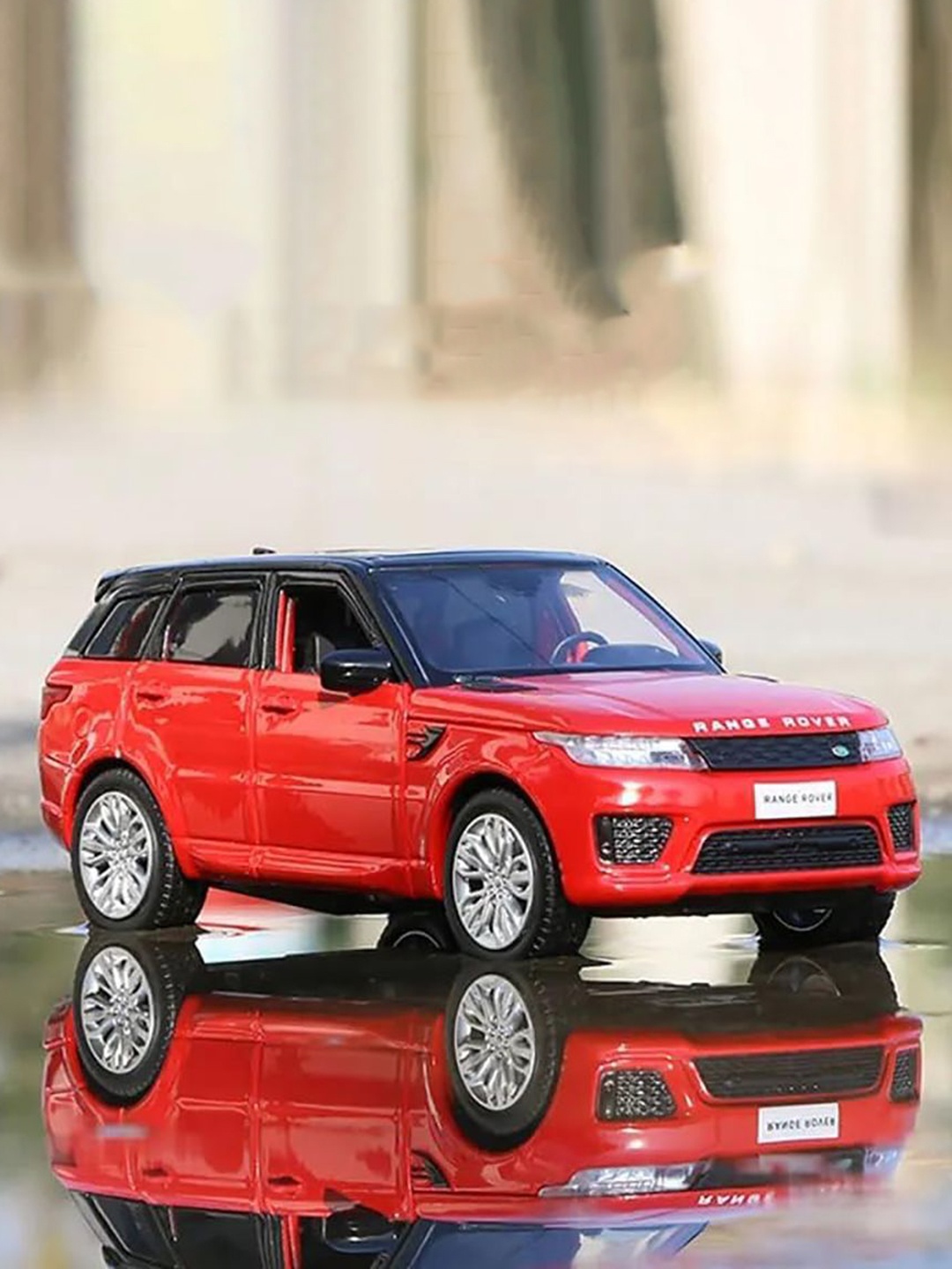 

COELON Kids Red Range Rover Light Sound Pull Back Car Vehicles