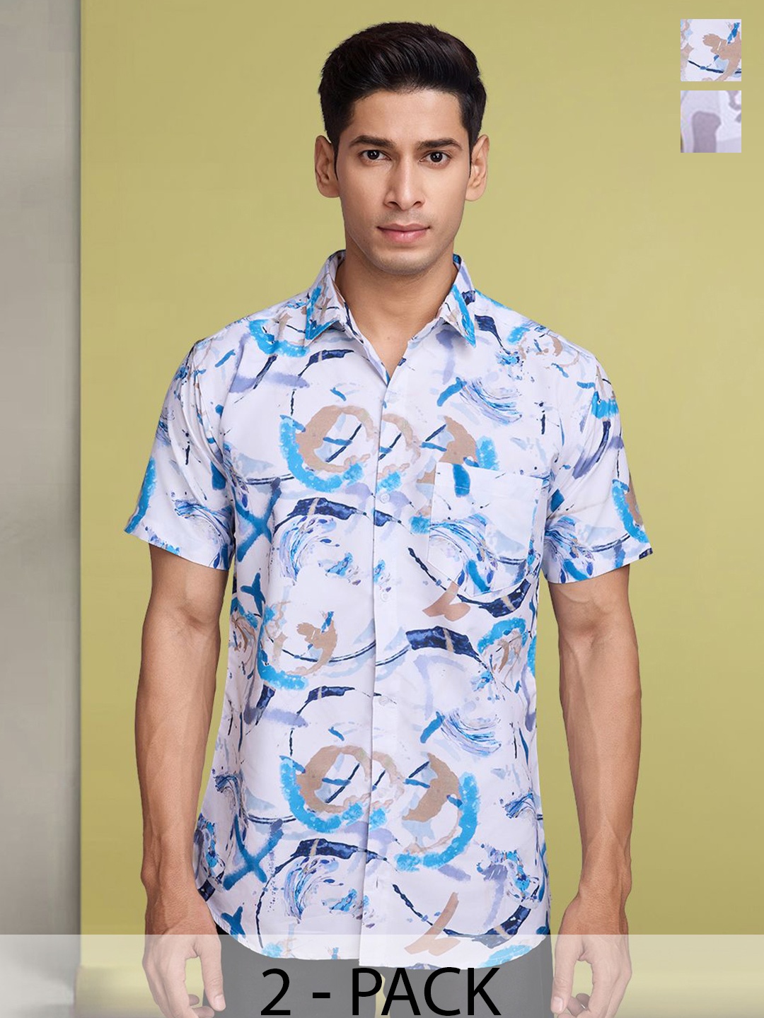 

Moda Rapido Men Standard Floral Printed Casual Shirt, Multi