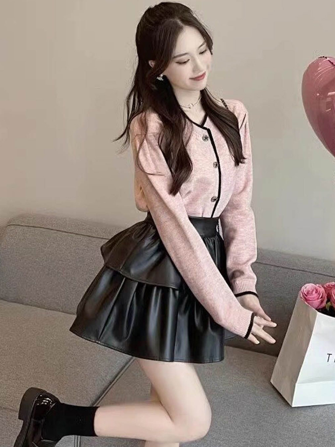 

StyleCast A-Line Mini Skirt, Black