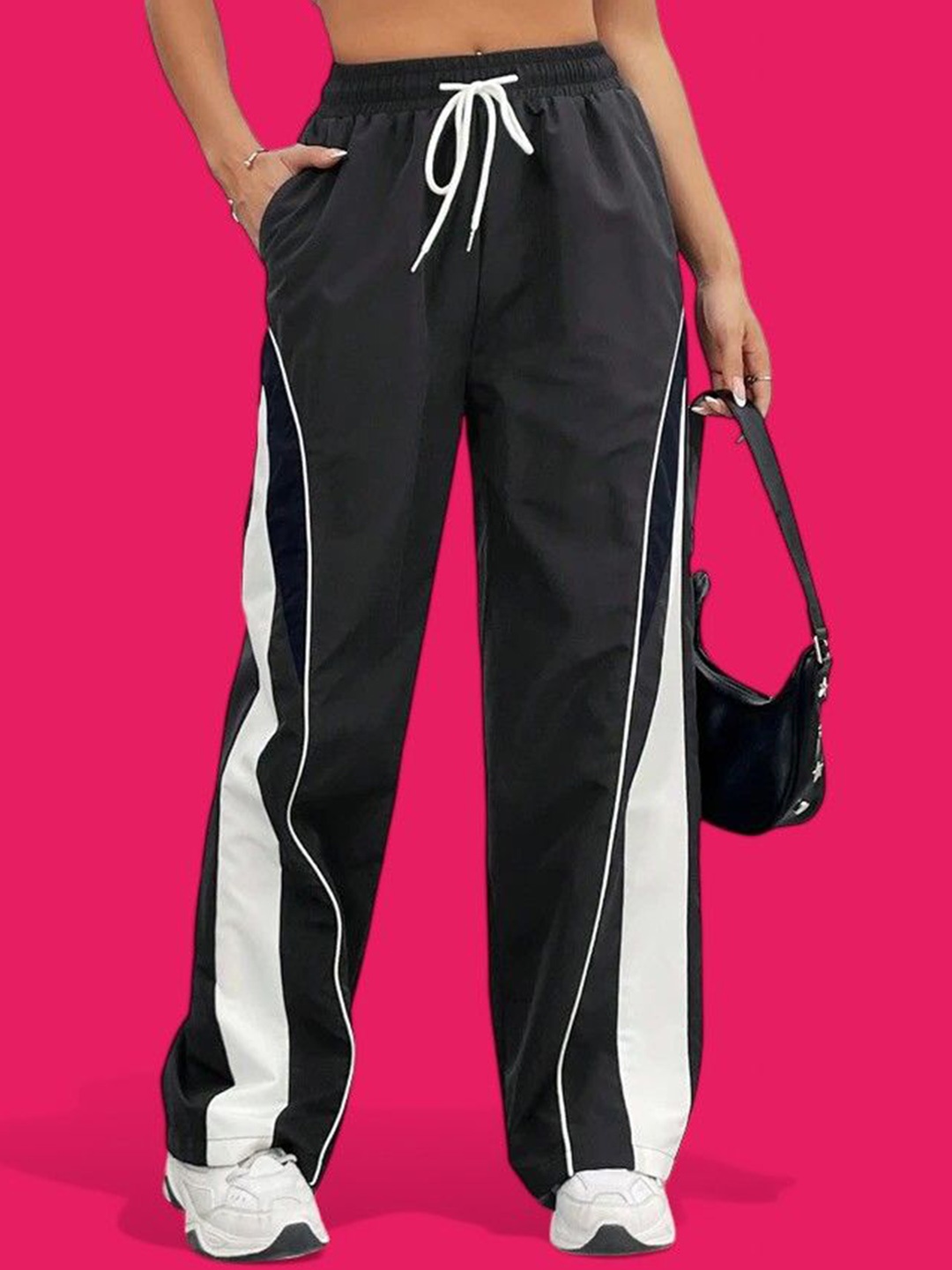 

TABADTOD Women Relaxed Loose Fit Easy Wash Joggers Trousers, Black