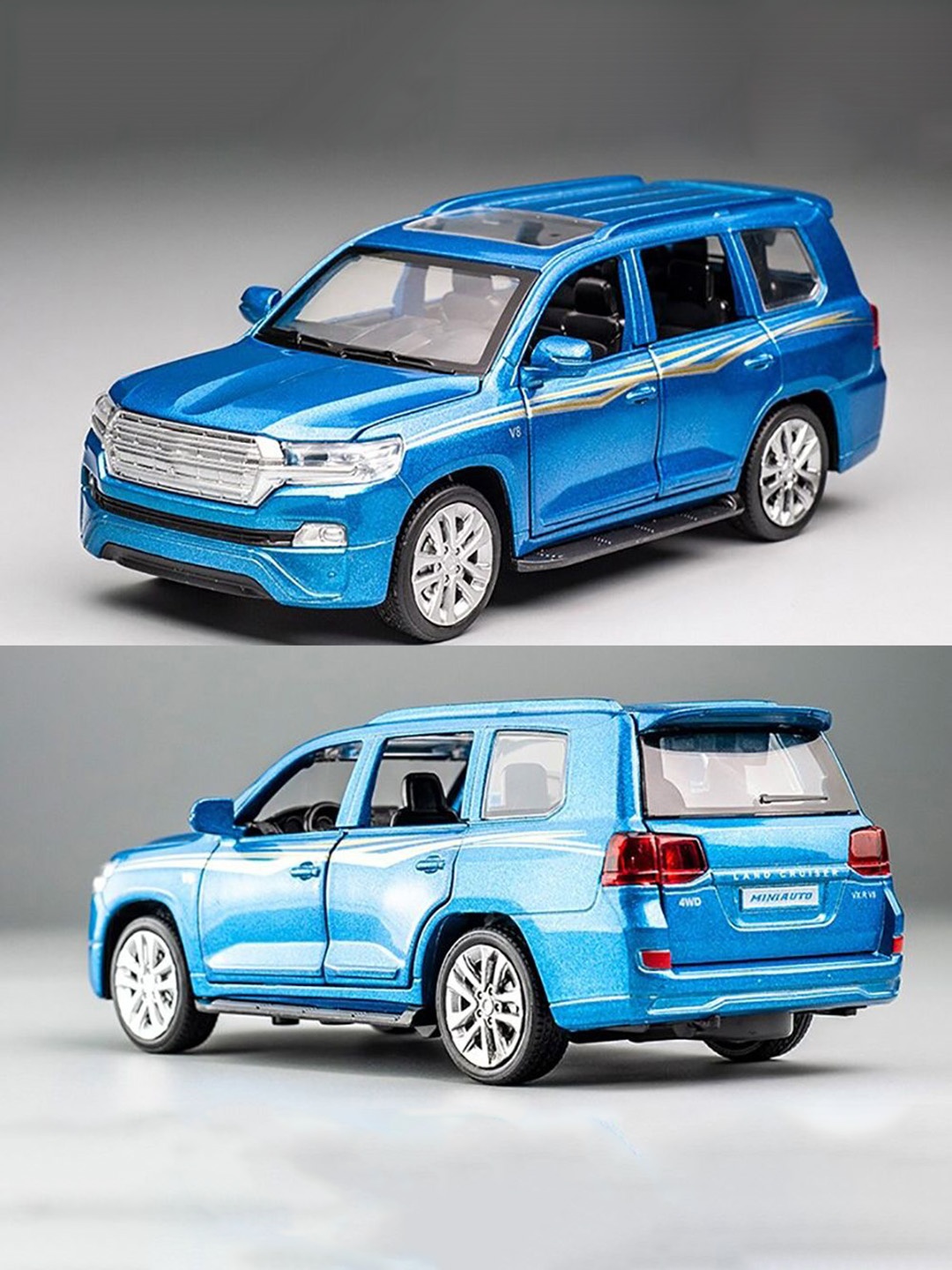 

PINQUE Kids Metal Car Toy Vehicle, Blue
