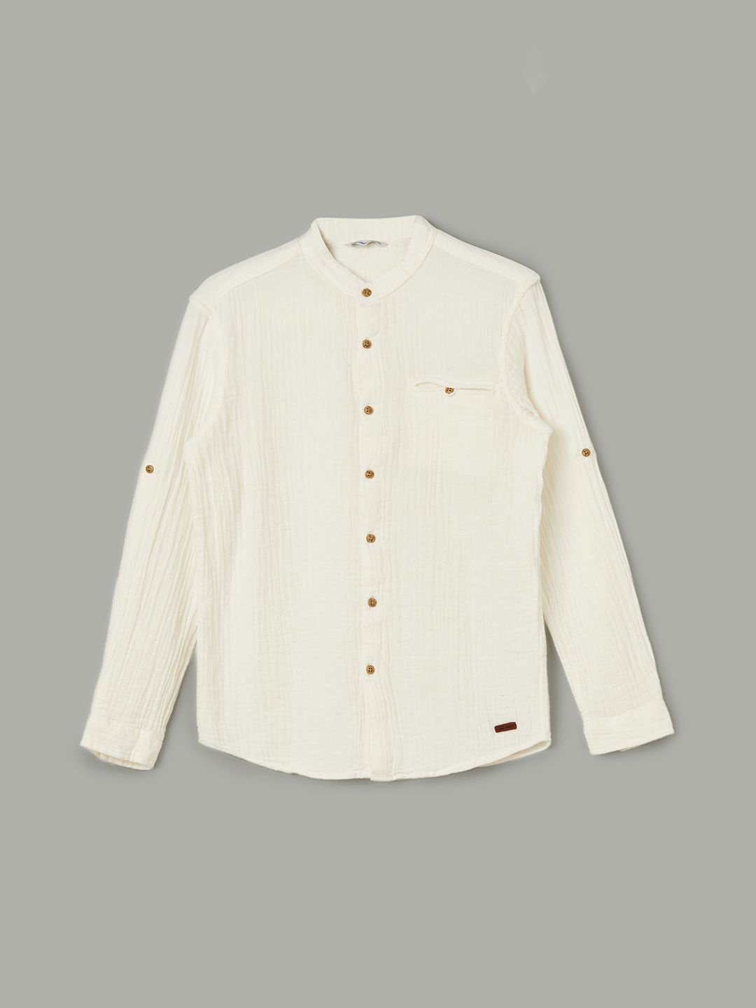

Fame Forever by Lifestyle Boys Opaque Casual Shirt, Off white