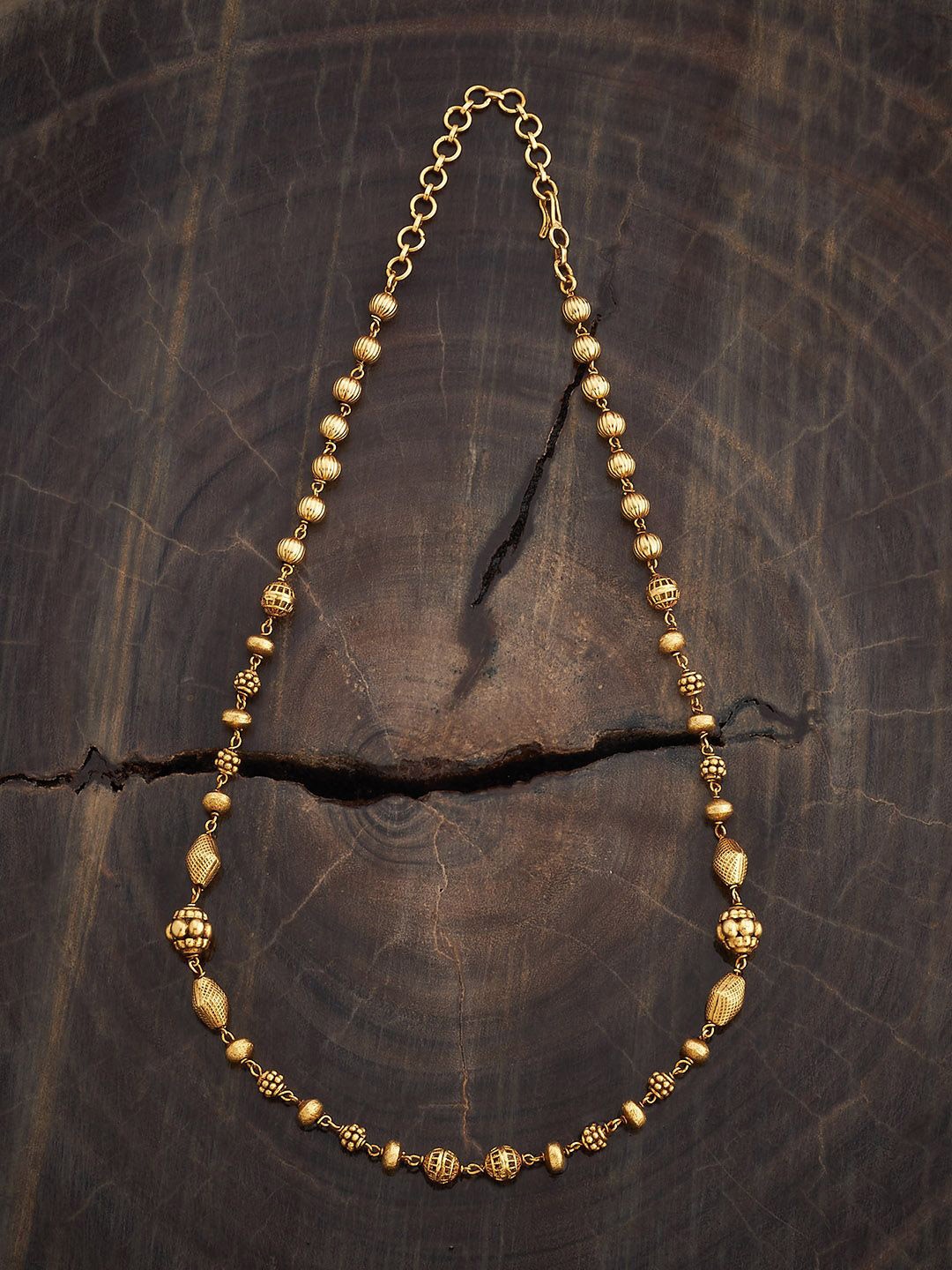 

Kushal's Fashion Jewellery Copper Gold-Plated Antique Chain