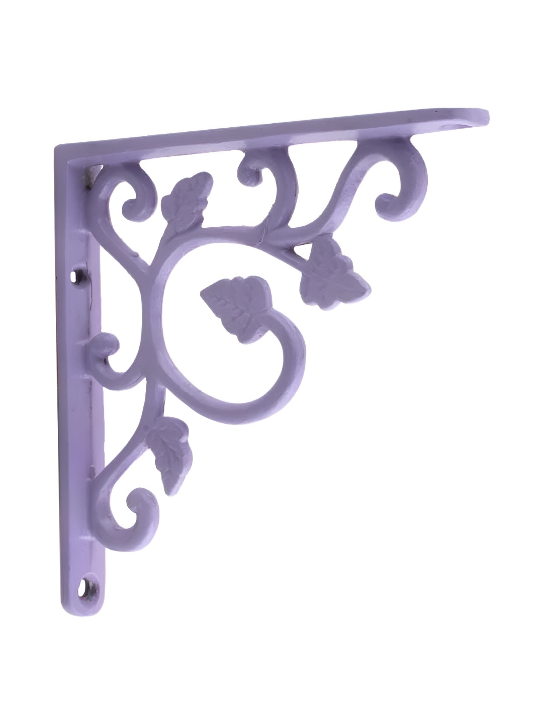 

Indianshelf Purple Floral Wall Hanging Plant Holder Iron Bracket