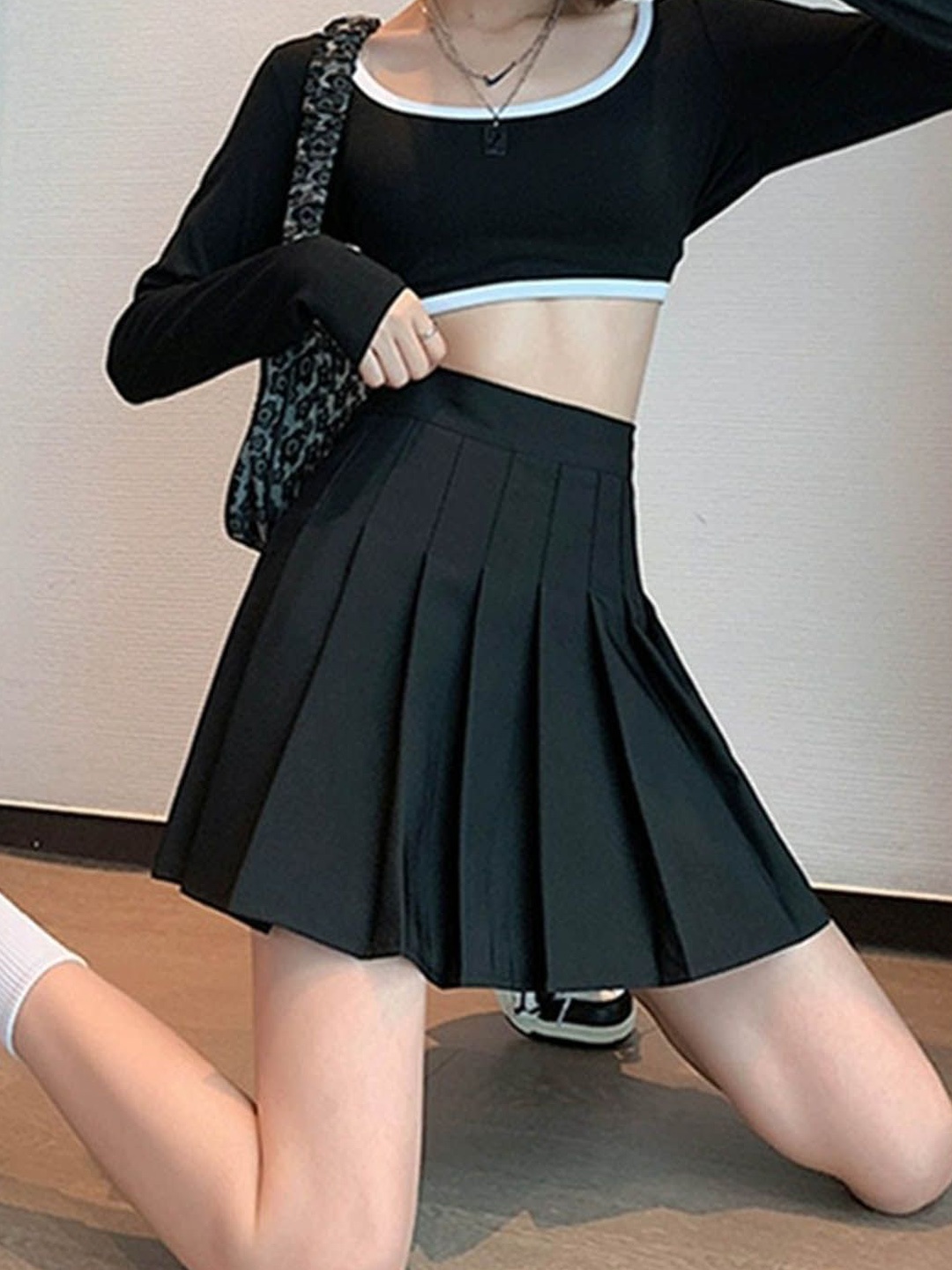 

StyleCast A-Line Mini Skirt, Black