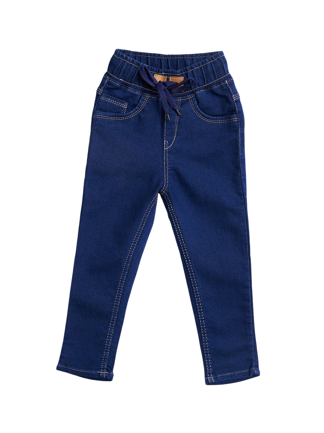 

ZitZot Boys Slim Fit Light Fade Jeans, Blue