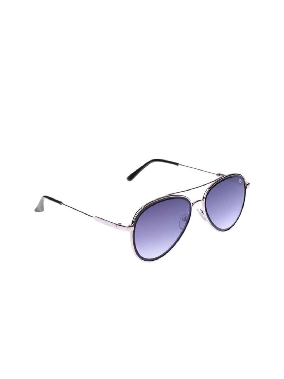 

GIO COLLECTION Unisex Oval Sunglasses with UV Protected Lens, Blue