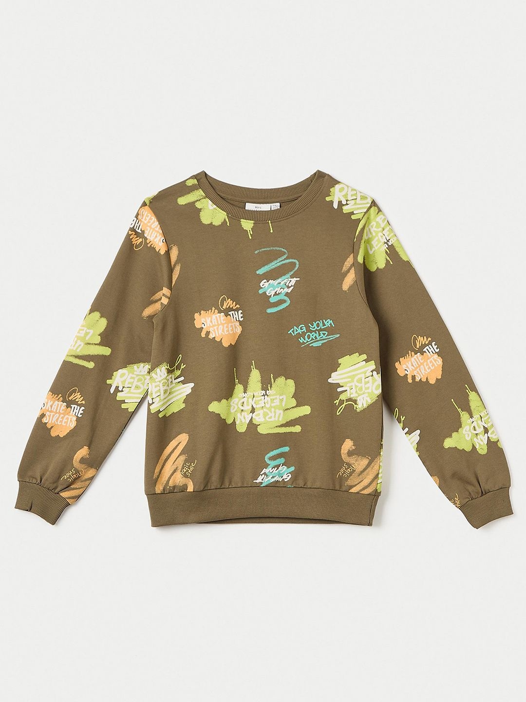 

Juniors by Babyshop Boys Printed Sweatshirt, Green