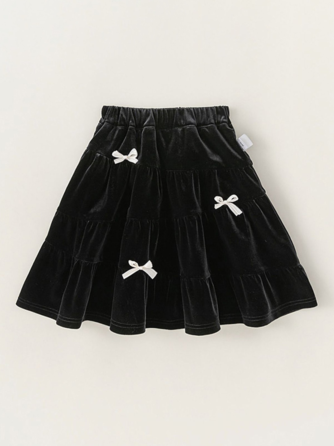 

LULU & SKY Girls A-Line Above Knee Skirt, Black
