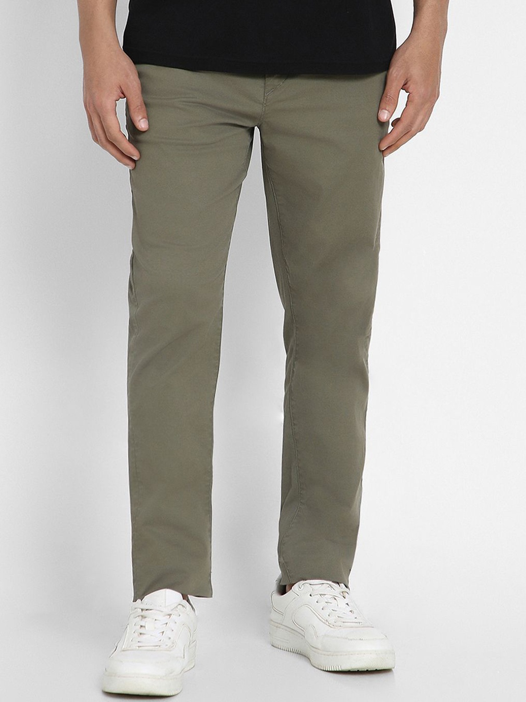 

AMERICAN EAGLE OUTFITTERS Men Trousers, Olive