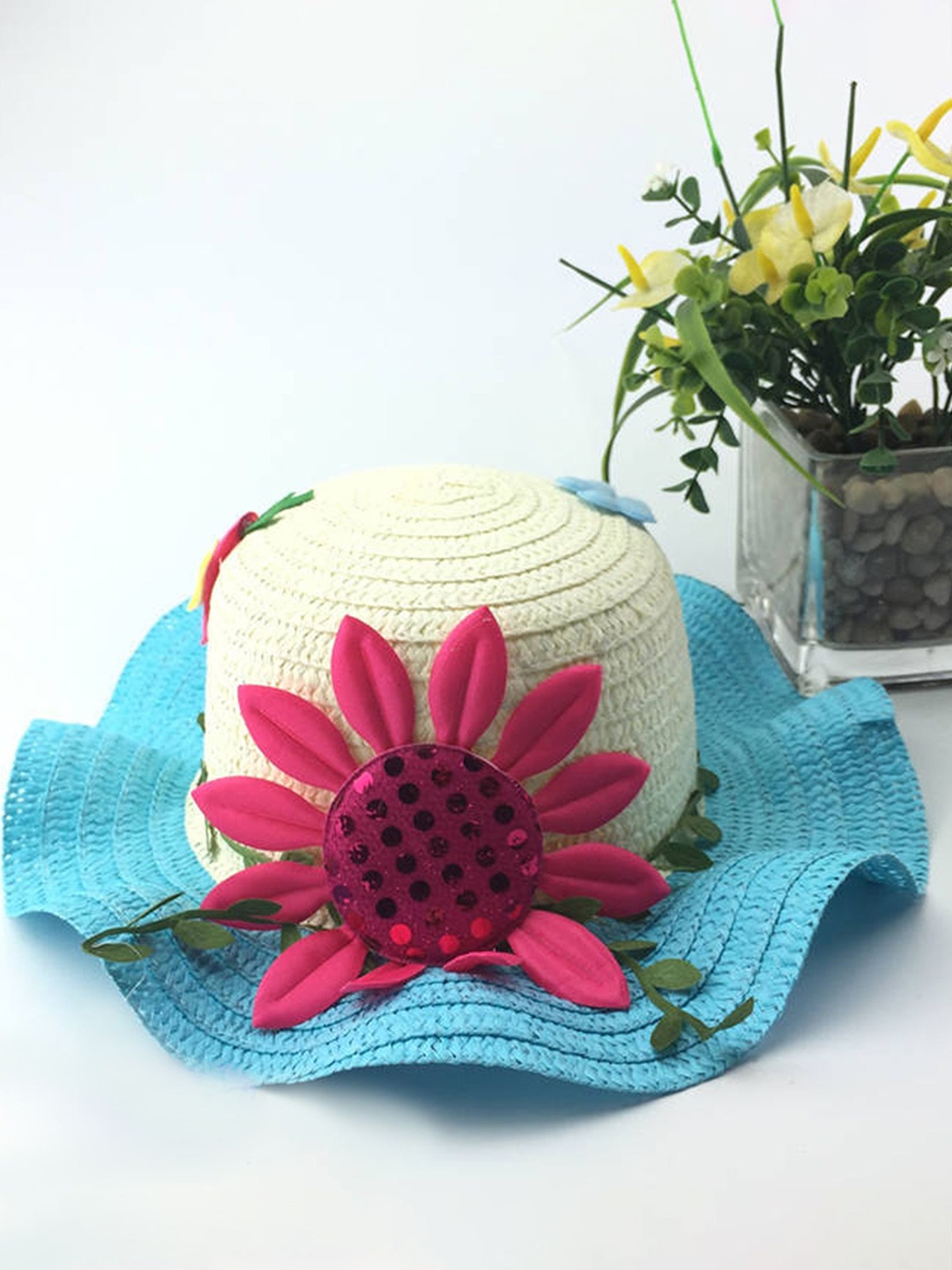 

Babymoon Kids Blue Sunflower Bucket Hat