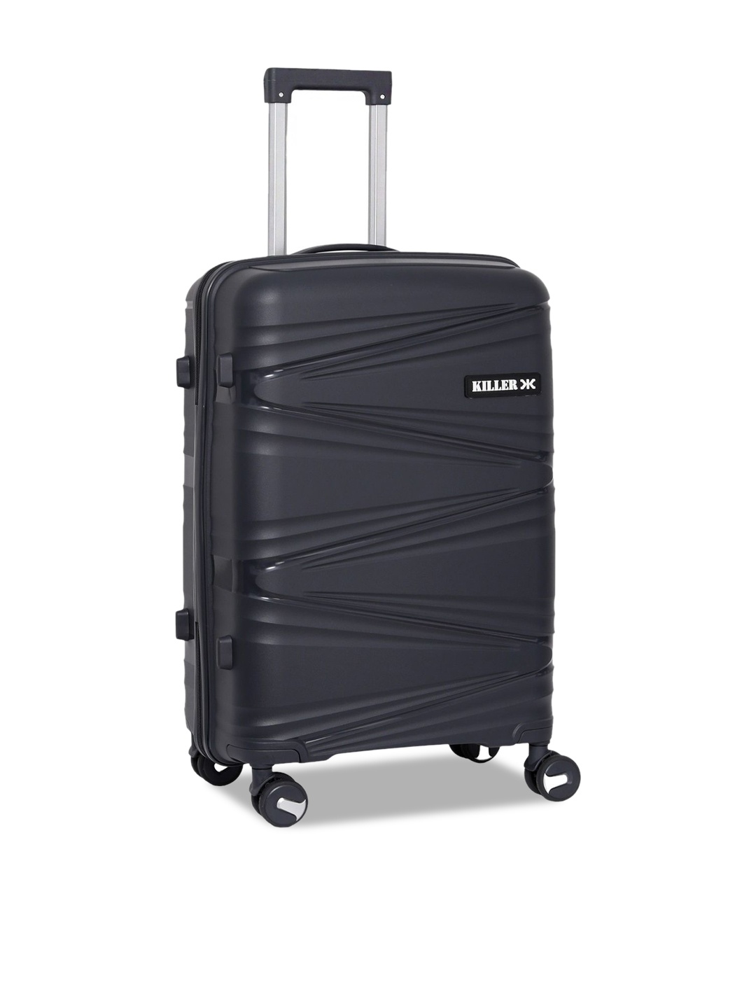 

Killer Textured Hard-Sided Trolley Bag, Grey