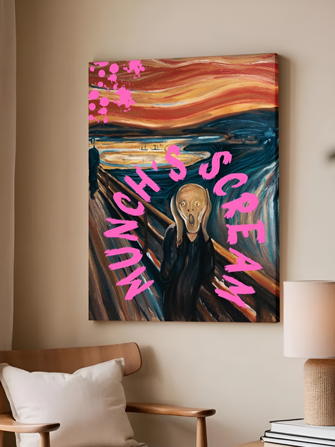 

Art Street Blue & Brown Feminist Millennials Canvas Wall Art