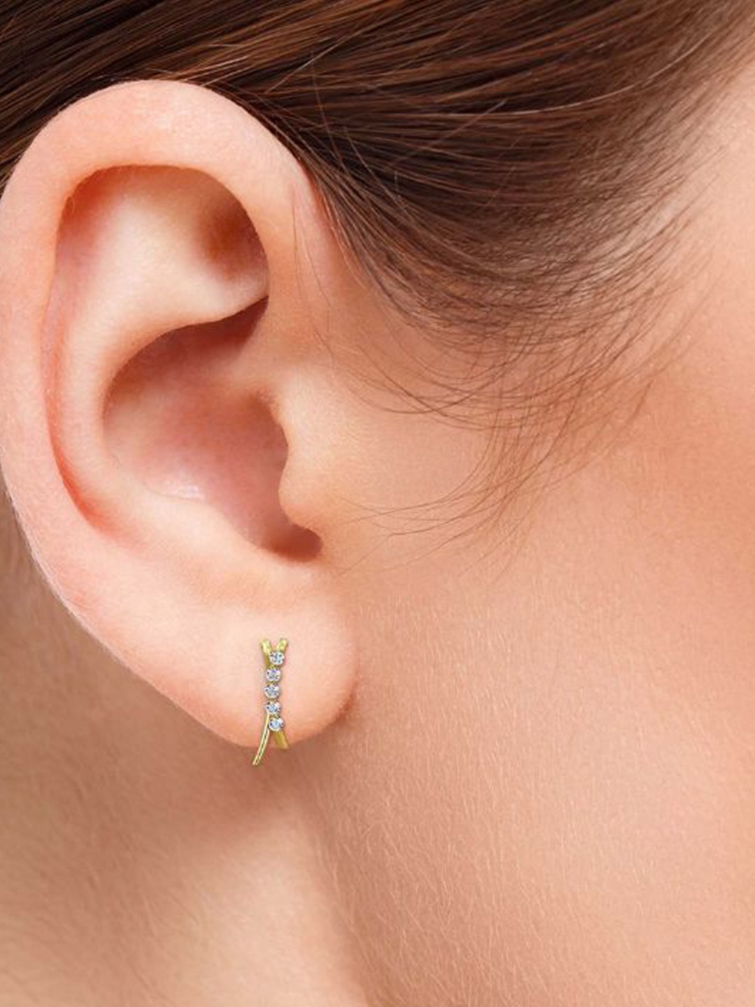 

Emori Five Star Lab Grown Diamond Earrings, Yellow