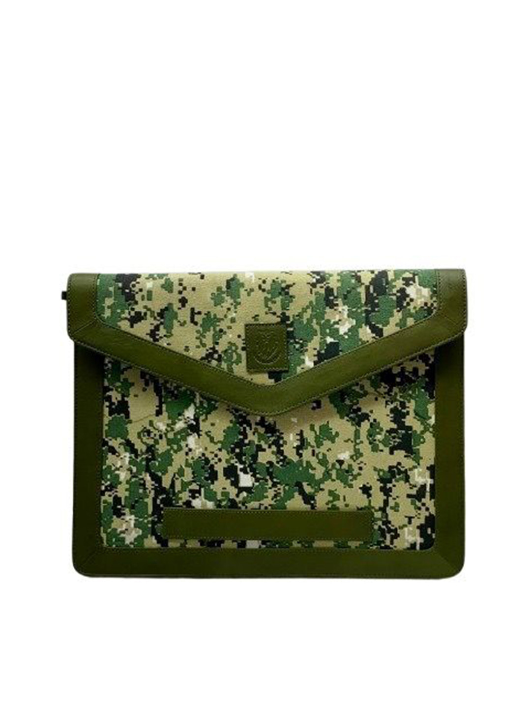 

Abelardo De Moda Unisex Printed Leather Laptop Sleeve, Green