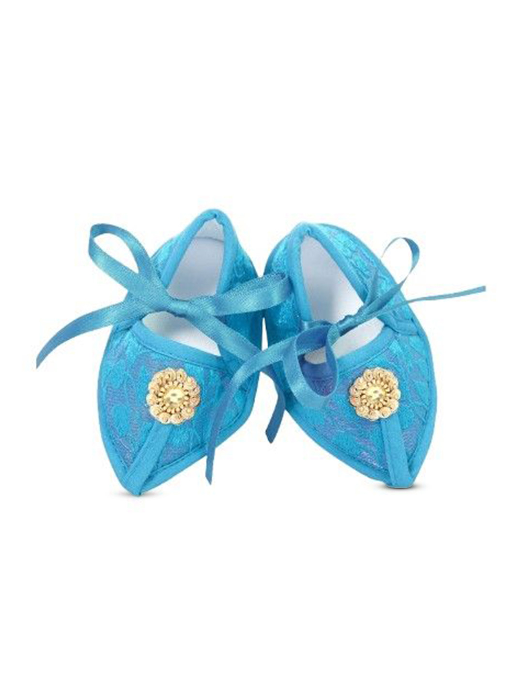

COCO CANDY Girls Brocade Ribbob Juti, Blue