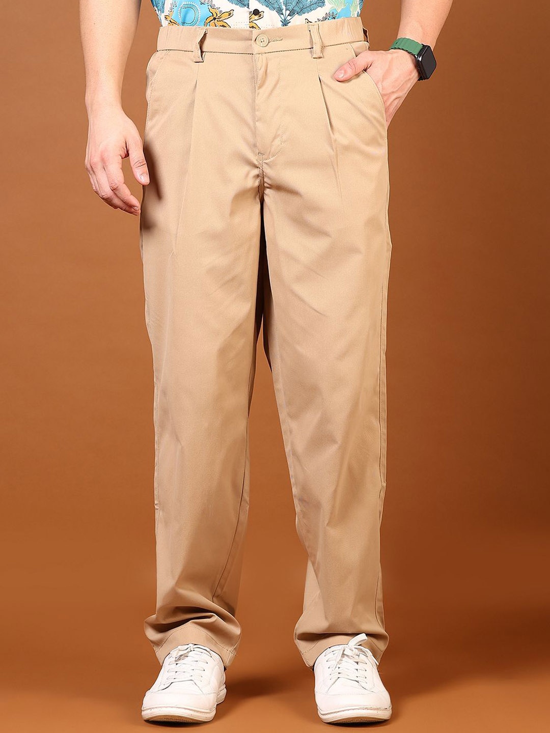 

V-Mart Men Trousers, Beige