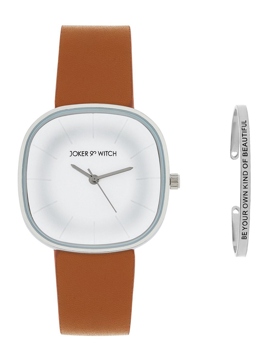 

JOKER & WITCH Women Divine Glow Watch Bracelet Stack Gift Set JWBS1094, Brown