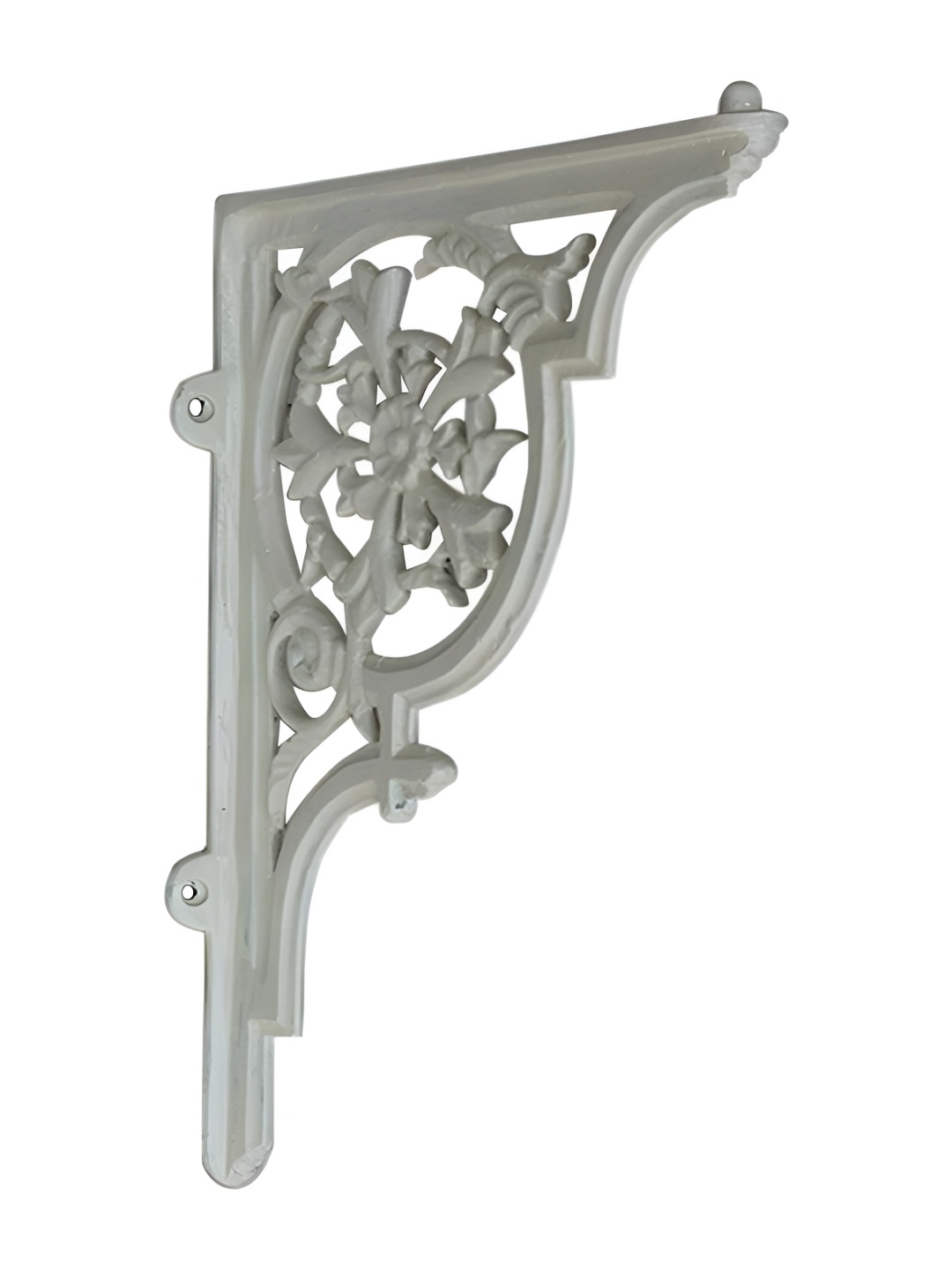 

Indianshelf Grey Floral Aluminium Wall Hanging Bracket Shelves