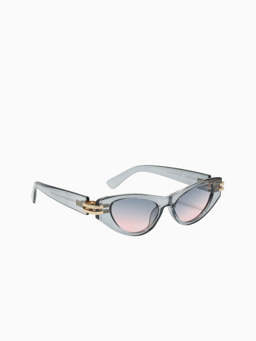 

ZAADRAN Unisex Cateye Sunglasses with Polarised and UV Protected Lens, Grey