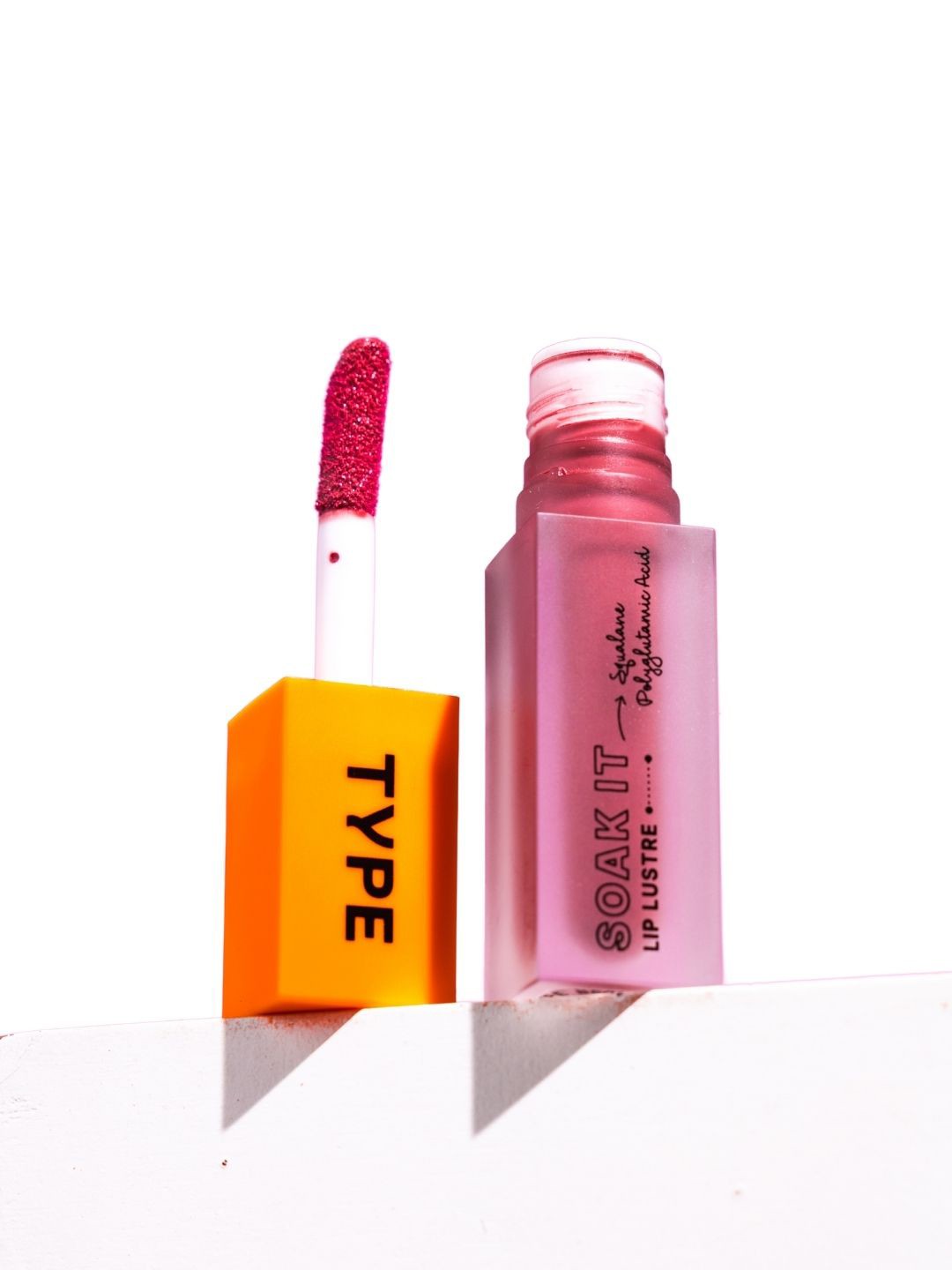 

TYPE BEAUTY INC Soak It Long Lasting Lip Gloss With Squalane - 4 ml - Obsession 406, Peach
