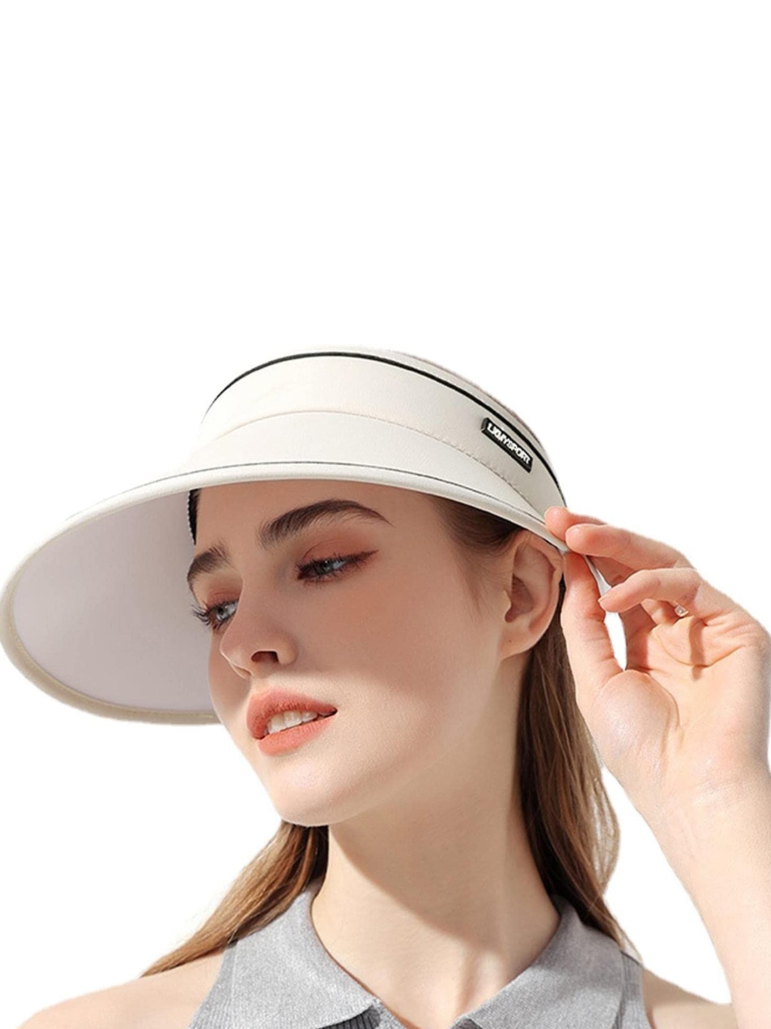 

Alexvyan Women Visor Cap, Beige