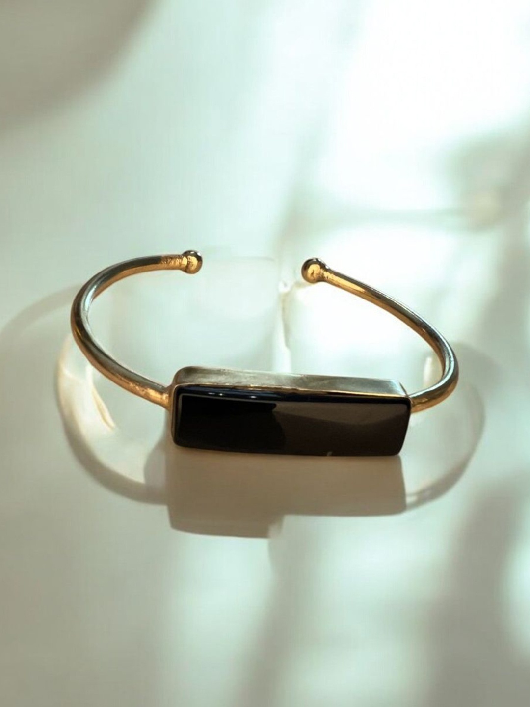 

VOGUE BY RITU Women Brass Gold-Plated Cuff Bracelet
