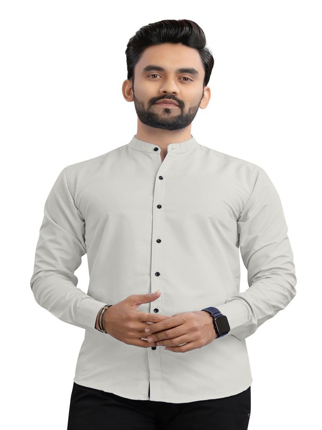 

RAHUL LOOK Men Straight Opaque Casual Shirt, Grey