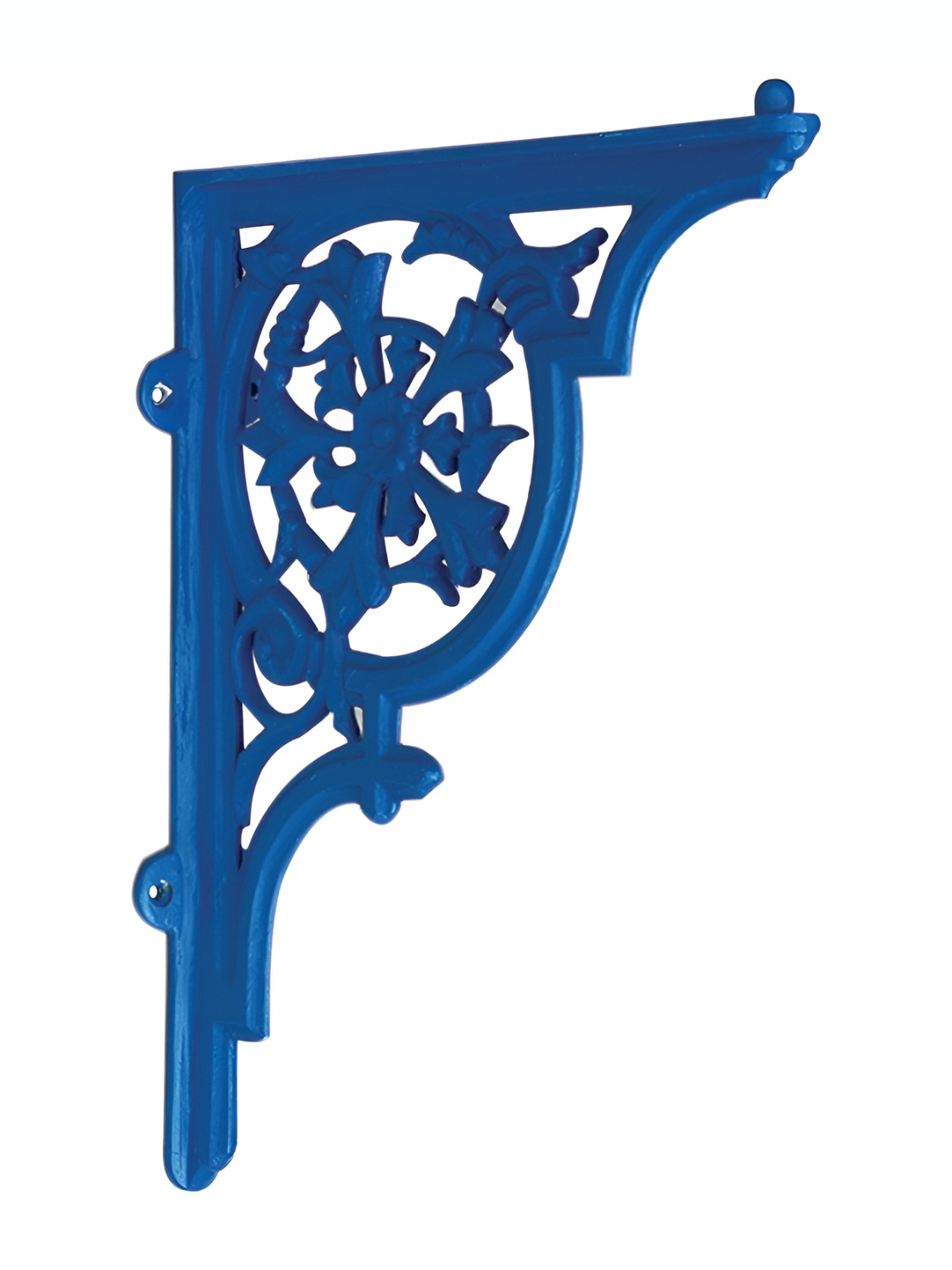 

Indianshelf Blue Floral Wall Hanging Plant Holder Aluminum Bracket