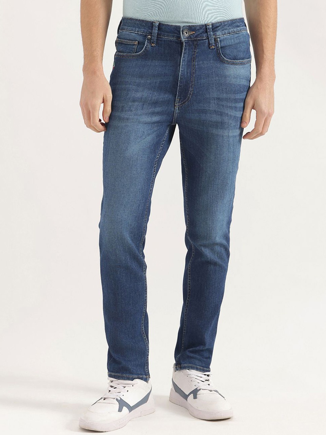

United Colors of Benetton Men Heavy Fade Jeans, Blue