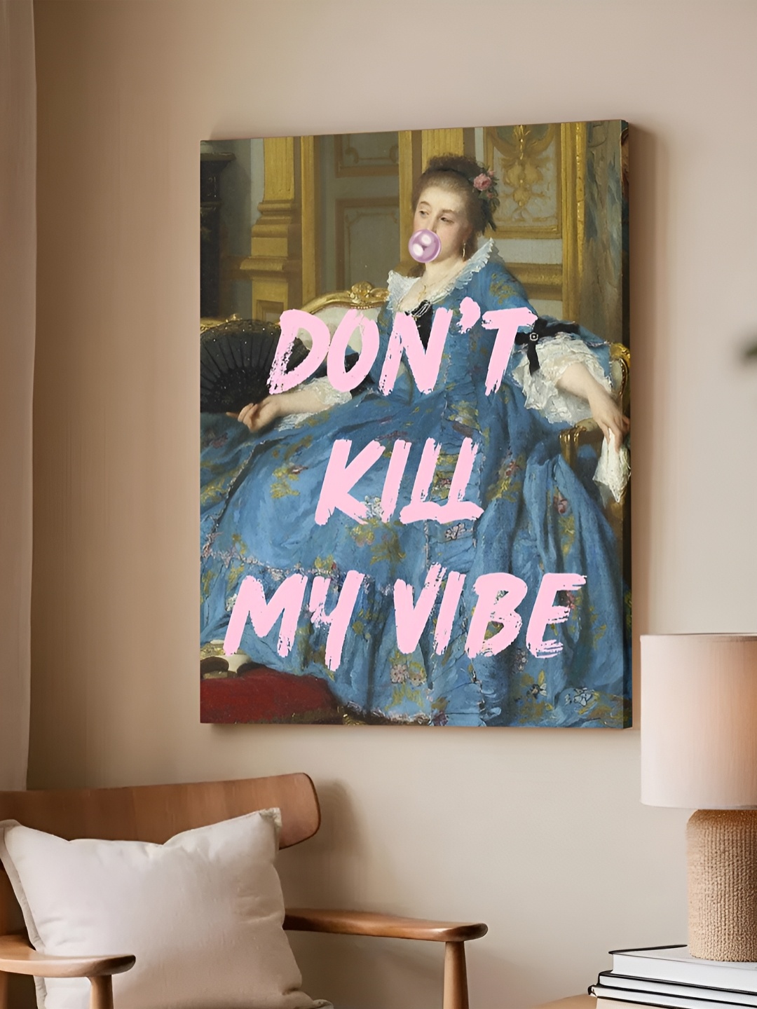 

Art Street Blue & Pink Feminist Millennials Canvas Wall Art