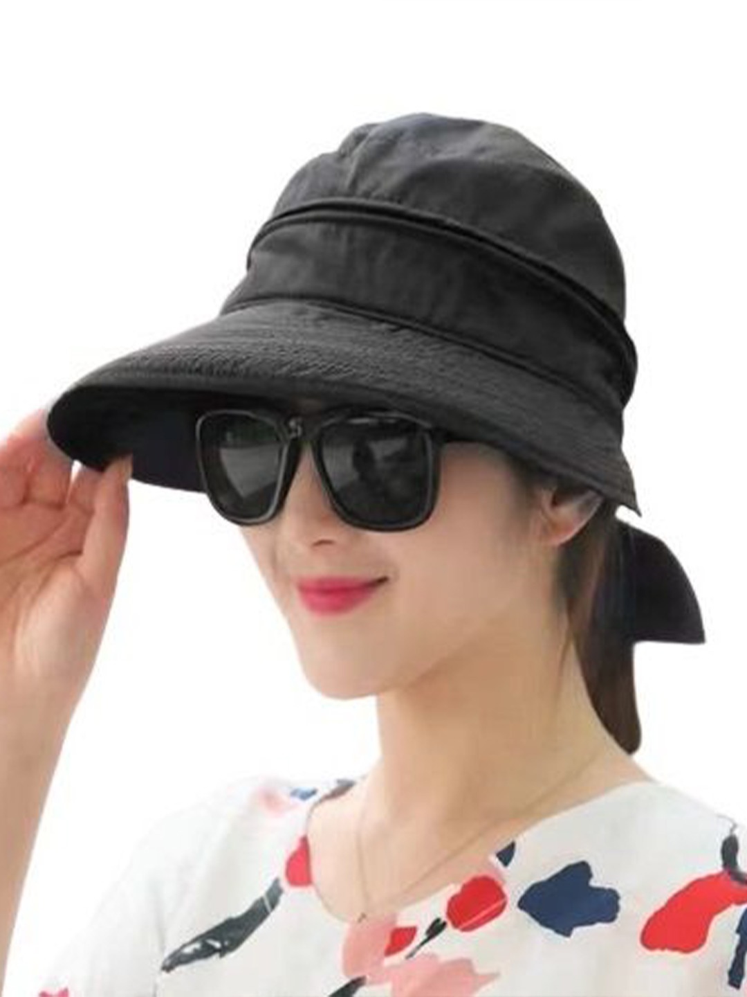 

Alexvyan Women Visor Cap, Black