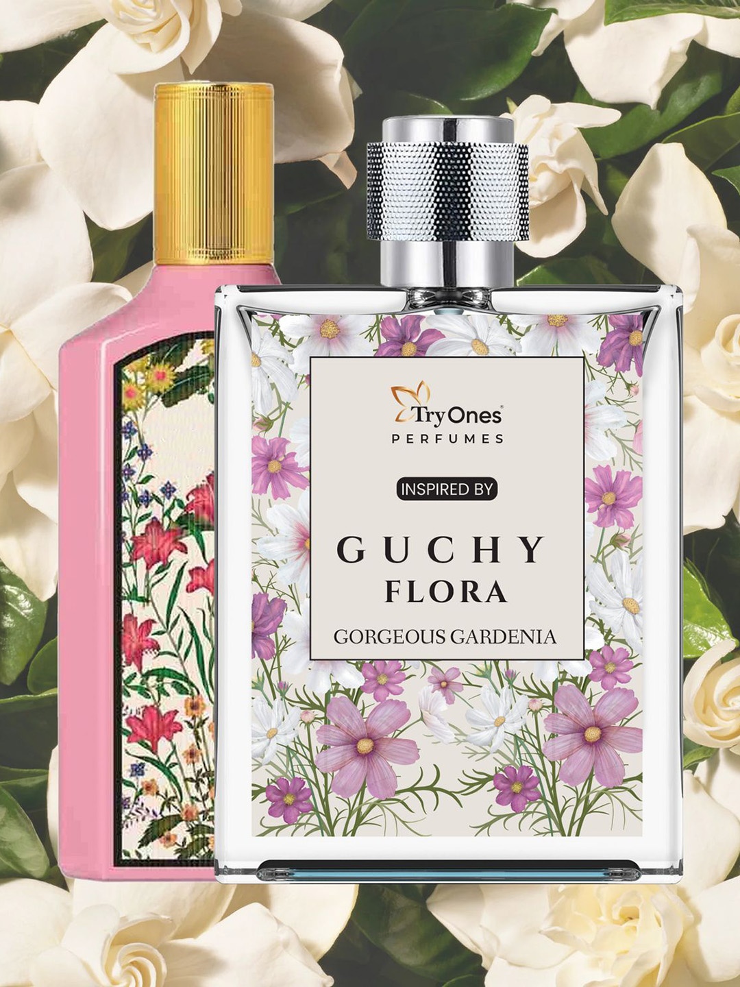 

TRYONES Guccy Flora Fragrances Fresh & Luxury Perfume - 50 ml, Pink