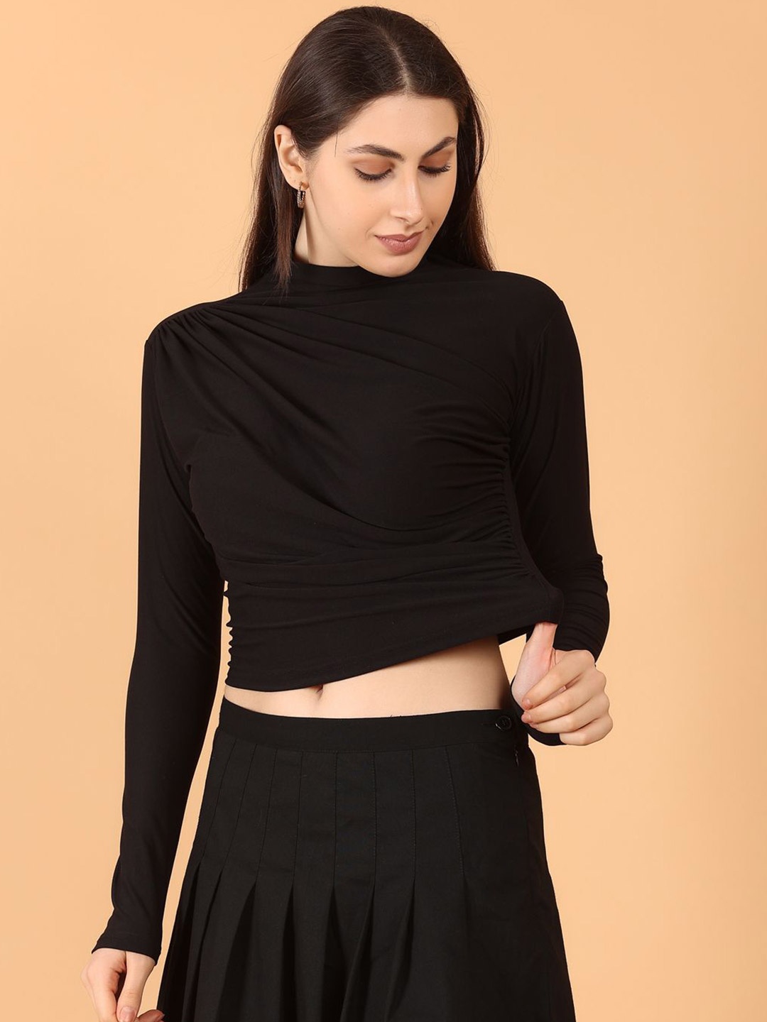 

SIGHTBOMB Women Embellished Top, Black