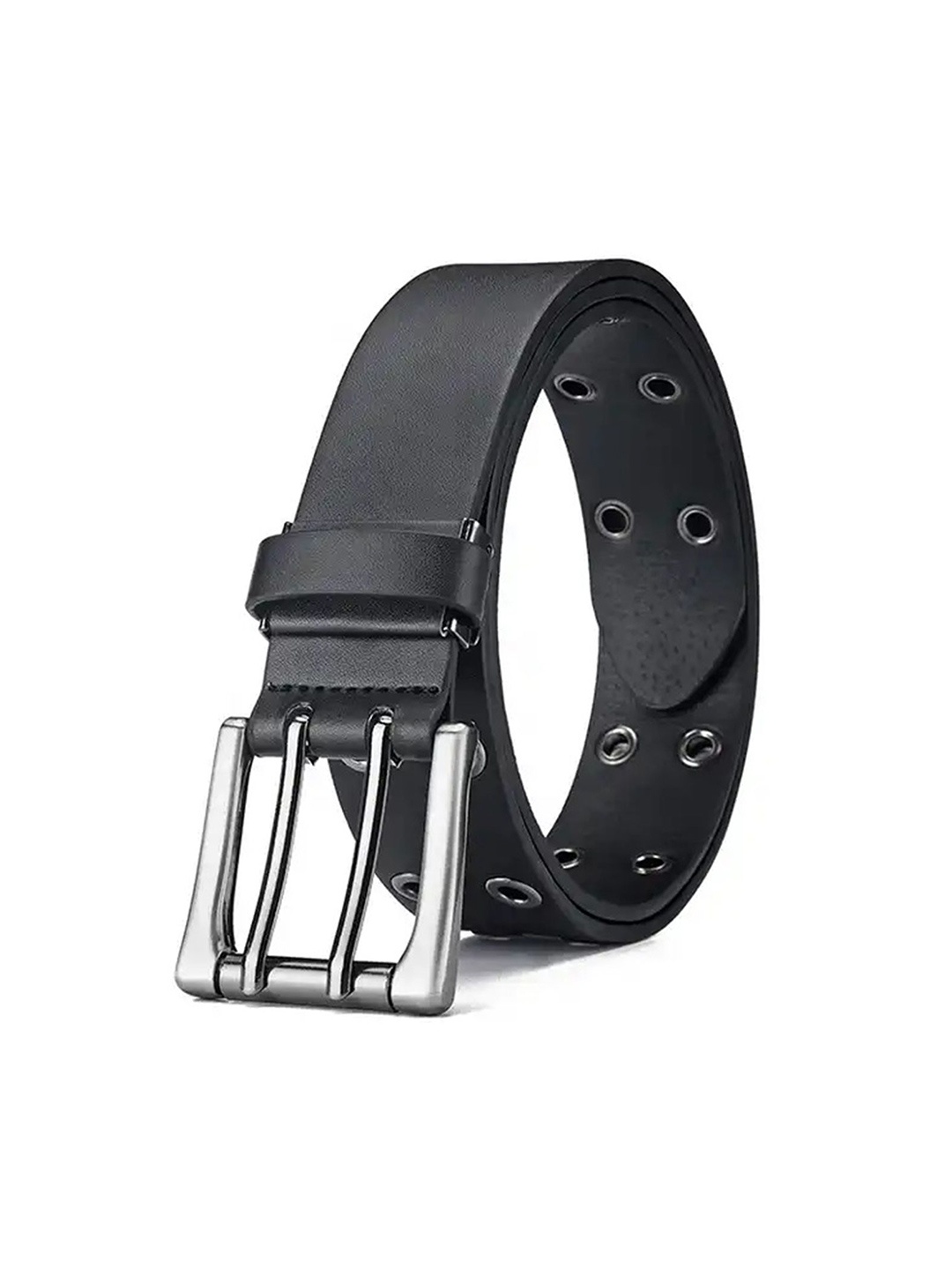 

Provogue Men Textured Belt, Black