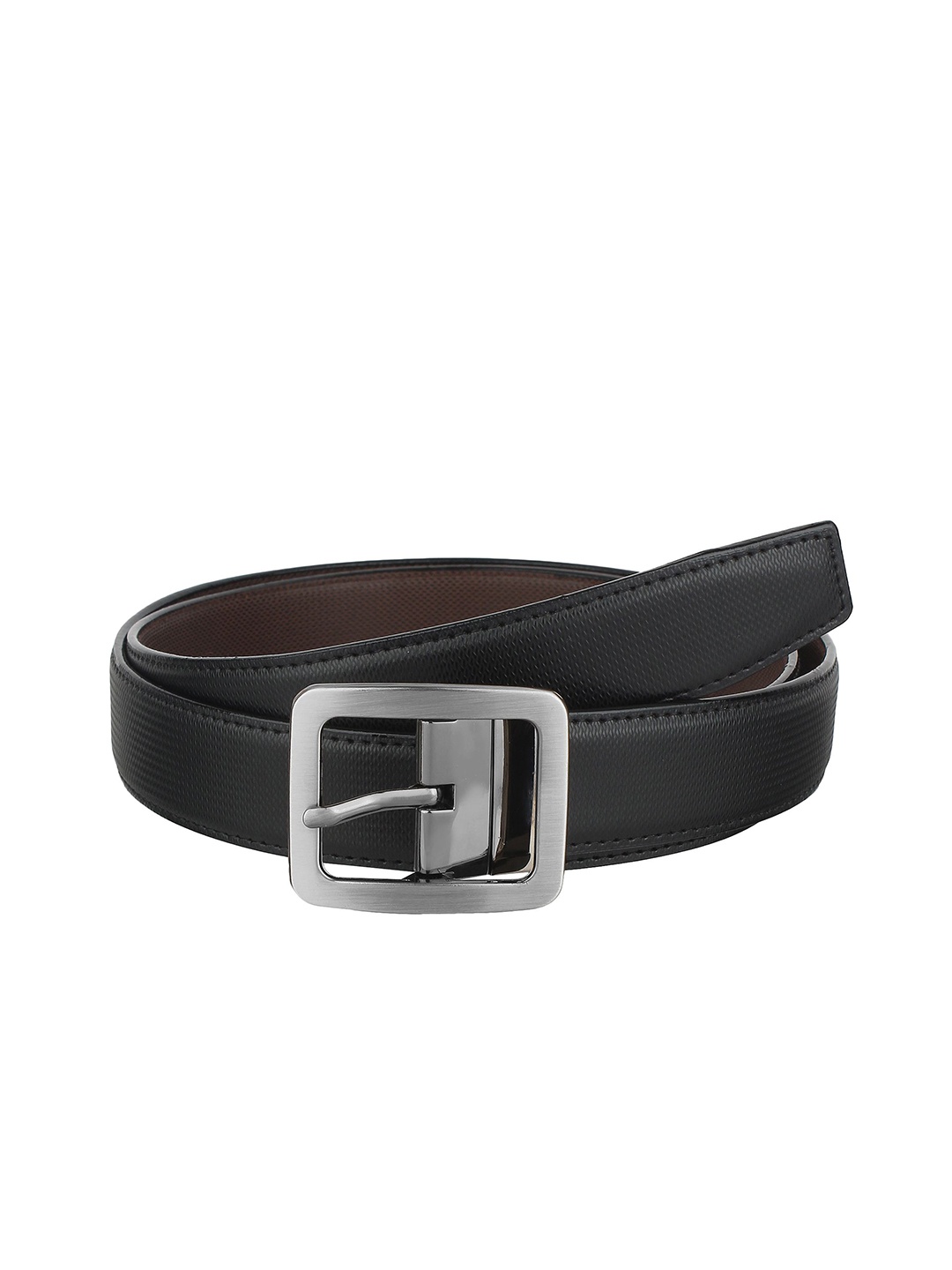 

USL Men Reversible Formal Belt, Black